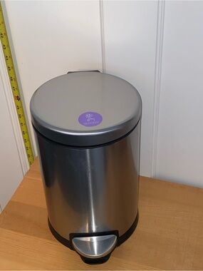 SimpleHuman mini trash can for college dorm, apartment, etc